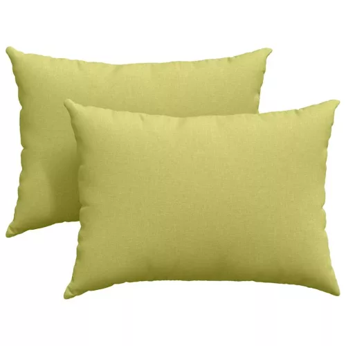 Kanapé párnák 2 pcs Világos zöld 70 x 50 cm szövet