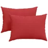 Kanapé párnák 2 pcs Piros 70 x 50 cm szövet