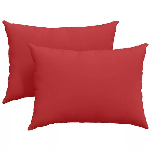 Kanapé párnák 2 pcs Piros 70 x 50 cm szövet
