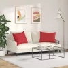 Kanapé párnák 2 pcs Piros 70 x 50 cm szövet