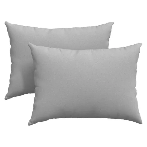 Kanapé párnák 2 pcs Szürke 70 x 50 cm szövet
