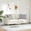 Kanapé párnák 2 pcs Szürke 70 x 50 cm szövet
