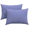 Kanapé párnák 2 pcs Kék 70 x 50 cm szövet