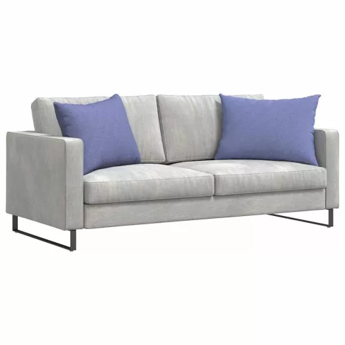 Kanapé párnák 2 pcs Kék 70 x 50 cm szövet