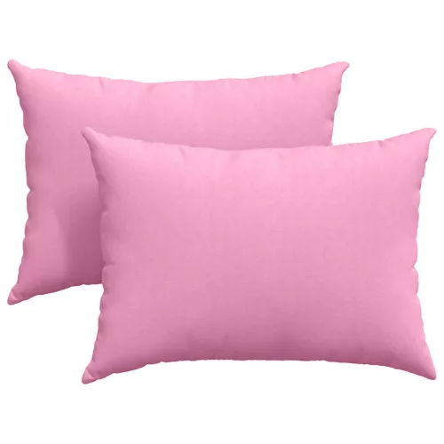 Kanapé párnák 2 pcs Rózsaszín 70 x 50 cm szövet