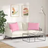 Kanapé párnák 2 pcs Rózsaszín 70 x 50 cm szövet