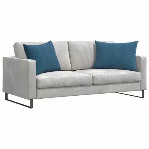 Kanapé párnák 2 pcs Kék 70 x 50 cm Bársonyos szövet