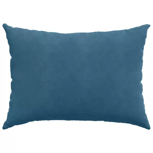 Kanapé párnák 2 pcs Kék 70 x 50 cm Bársonyos szövet