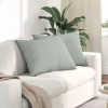 Kanapé párnák 2 pcs Világosszürke 70 x 50 cm Bársonyos szövet