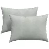 Kanapé párnák 2 pcs Világosszürke 70 x 50 cm Bársonyos szövet