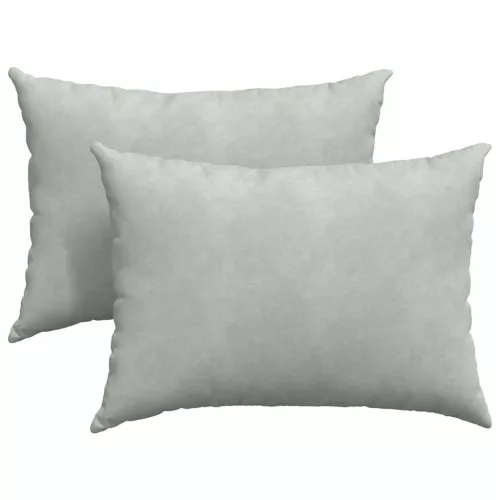 Kanapé párnák 2 pcs Világosszürke 70 x 50 cm Bársonyos szövet