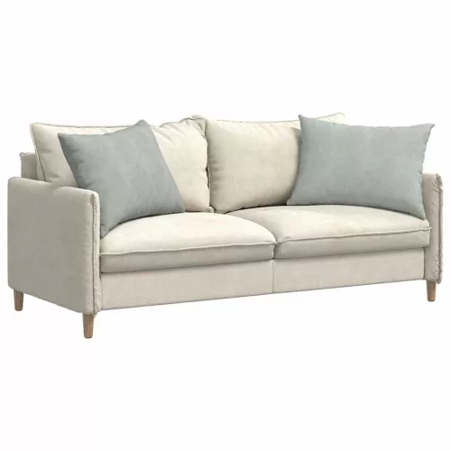 Kanapé párnák 2 pcs Világosszürke 70 x 50 cm Bársonyos szövet