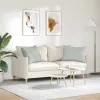 Kanapé párnák 2 pcs Világosszürke 70 x 50 cm Bársonyos szövet