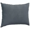 Kanapé párnák 2 pcs Sötétszürke 70 x 50 cm Bársonyos szövet