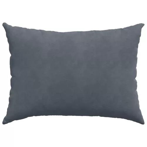 Kanapé párnák 2 pcs Sötétszürke 70 x 50 cm Bársonyos szövet