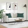Kanapé párnák 2 pcs Sötétzöld 70 x 50 cm Bársonyos szövet