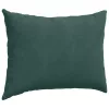 Kanapé párnák 2 pcs Sötétzöld 70 x 50 cm Bársonyos szövet