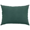 Kanapé párnák 2 pcs Sötétzöld 70 x 50 cm Bársonyos szövet