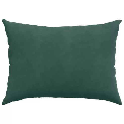 Kanapé párnák 2 pcs Sötétzöld 70 x 50 cm Bársonyos szövet