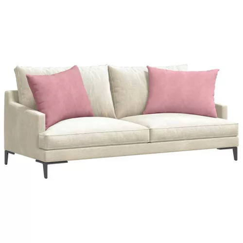 Kanapé párnák 2 pcs Rózsaszín 70 x 50 cm Bársonyos szövet