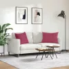 Kanapé párnák 2 pcs Bordó 70 x 50 cm Bársonyos szövet