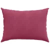 Kanapé párnák 2 pcs Bordó 70 x 50 cm Bársonyos szövet