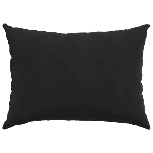 Kanapé párnák 2 pcs Fekete 70 x 50 cm Bársonyos szövet