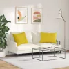 Kanapé párnák 2 pcs Sárga 70 x 50 cm Bársonyos szövet