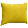 Kanapé párnák 2 pcs Sárga 70 x 50 cm Bársonyos szövet