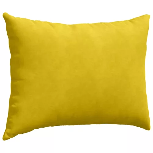 Kanapé párnák 2 pcs Sárga 70 x 50 cm Bársonyos szövet