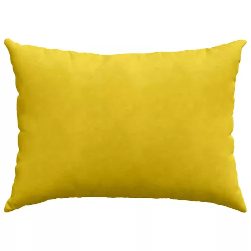 Kanapé párnák 2 pcs Sárga 70 x 50 cm Bársonyos szövet