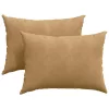 Kanapé párnák 2 pcs Barna 70 x 50 cm Bársonyos szövet