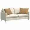 Kanapé párnák 2 pcs Barna 70 x 50 cm Bársonyos szövet