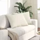 Kanapé párnák 2 pcs Krém 70 x 50 cm Bársonyos szövet