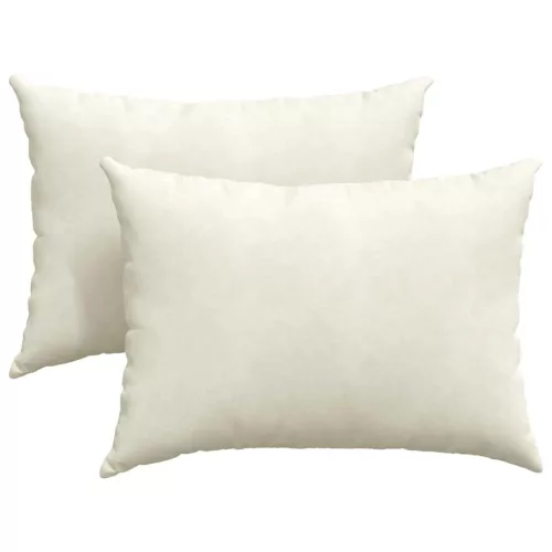Kanapé párnák 2 pcs Krém 70 x 50 cm Bársonyos szövet