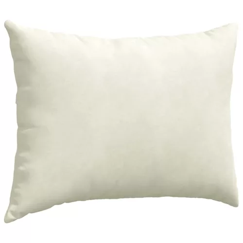 Kanapé párnák 2 pcs Krém 70 x 50 cm Bársonyos szövet
