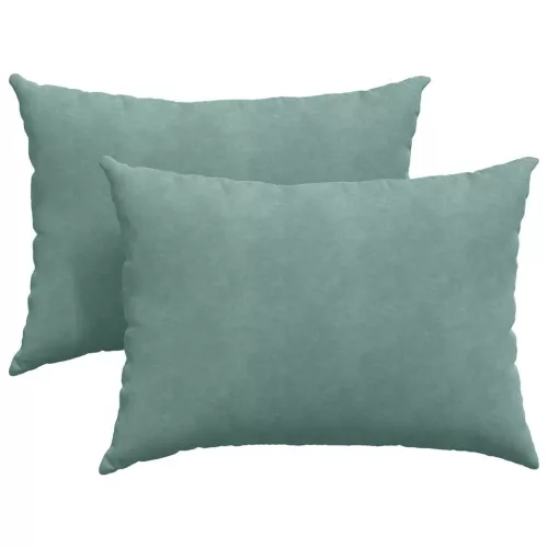 Kanapé párnák 2 pcs Tengeri Zöld 70 x 50 cm Bársonyos szövet