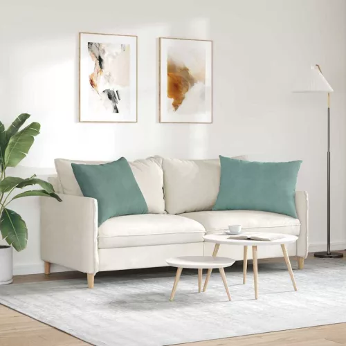 Kanapé párnák 2 pcs Tengeri Zöld 70 x 50 cm Bársonyos szövet