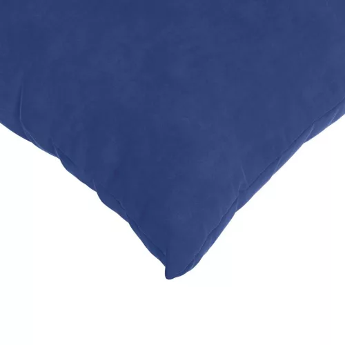 Kanapé párnák 2 pcs Rendőrségi kék 70 x 50 cm Bársonyos szövet