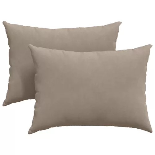 Kanapé párnák 2 pcs Tópszínű 70 x 50 cm szövet