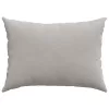 Kanapé párnák 2 pcs Világosszürke 70 x 50 cm szövet