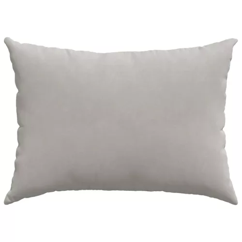Kanapé párnák 2 pcs Világosszürke 70 x 50 cm szövet