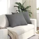 Kanapé párnák 2 pcs Sötétszürke 70 x 50 cm szövet