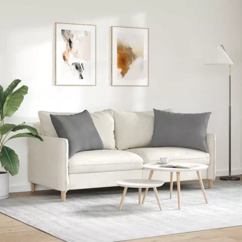 Kanapé párnák 2 pcs Sötétszürke 70 x 50 cm szövet