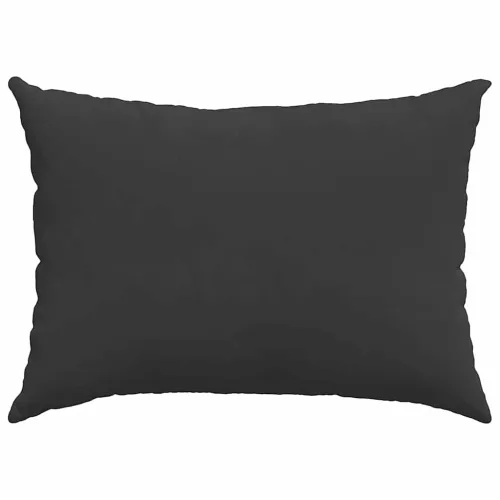 Kanapé párnák 2 pcs Fekete 70 x 50 cm szövet