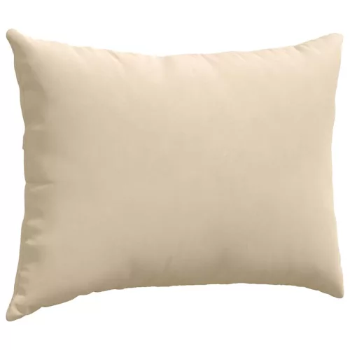 Kanapé párnák 2 pcs Krém 70 x 50 cm szövet