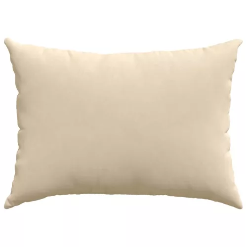 Kanapé párnák 2 pcs Krém 70 x 50 cm szövet