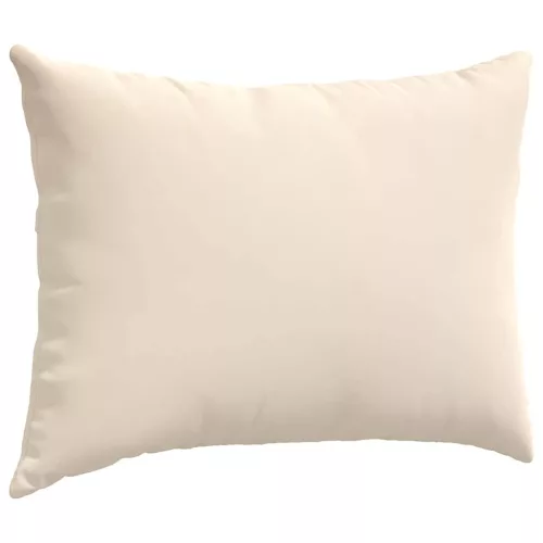 Kanapé párnák 2 pcs Bézs 70 x 50 cm szövet