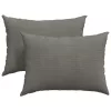 Kanapé párnák 2 pcs Világosszürke 70 x 50 cm Bársonyos szövet