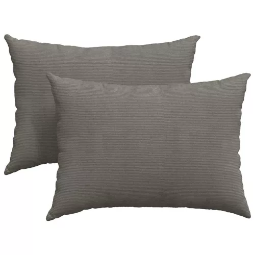 Kanapé párnák 2 pcs Világosszürke 70 x 50 cm Bársonyos szövet